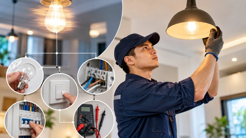 Đèn điện chập chờn: Cây kiểm tra an toàn