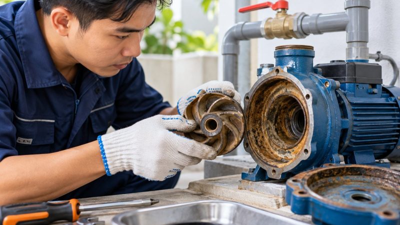 Máy bơm bị kẹt cánh: Cách phân biệt đúng lỗi