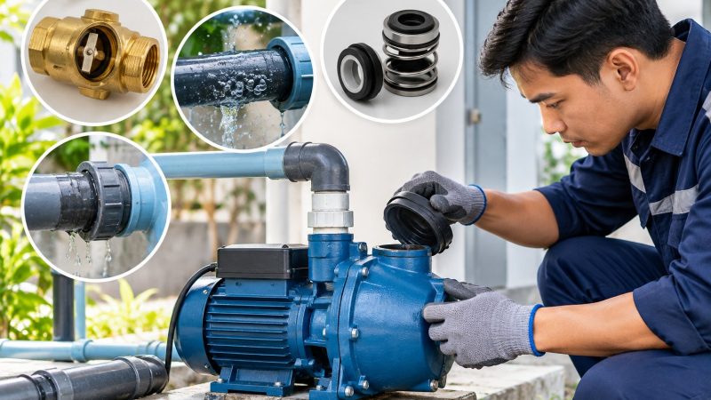 Máy bơm bị mất mồi: Nguyên nhân và cách kiểm tra