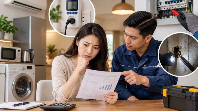 Tiền điện tăng bất thường: Cách kiểm tra an toàn