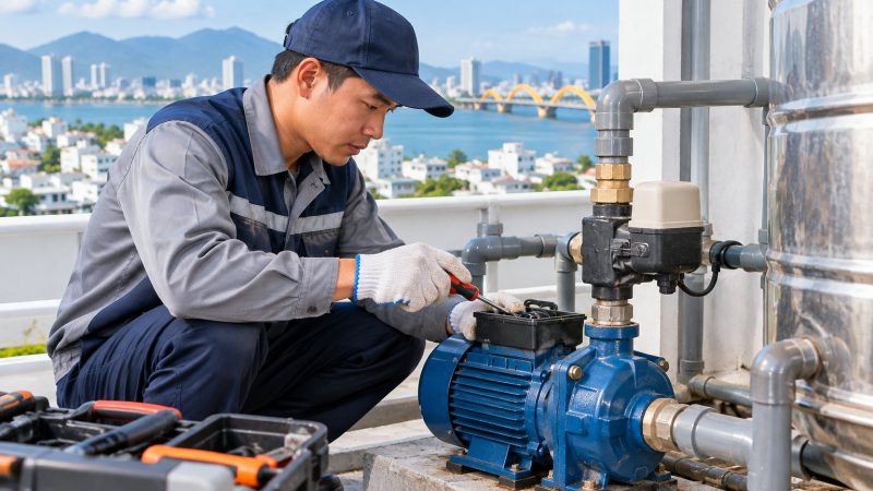 Sửa máy bơm quận Thanh Khê: Kiểm tra đúng lỗi