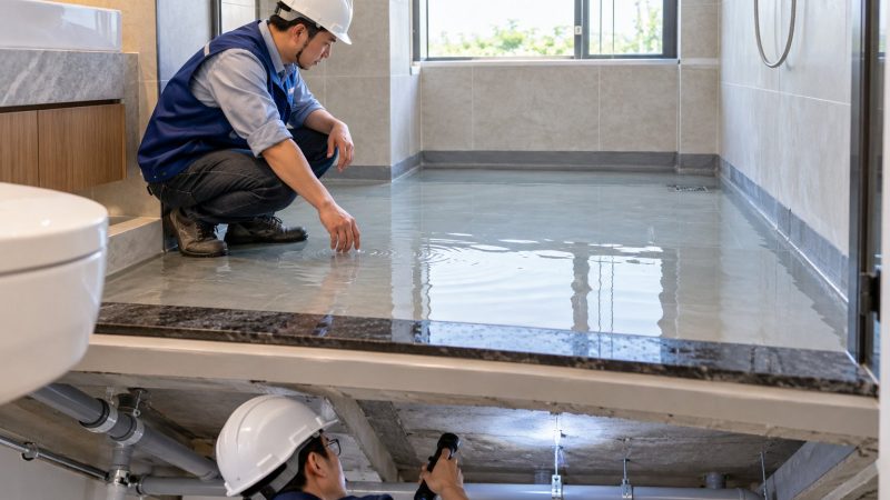 Thử ngâm nước chống thấm: Quy trình kiểm tra
