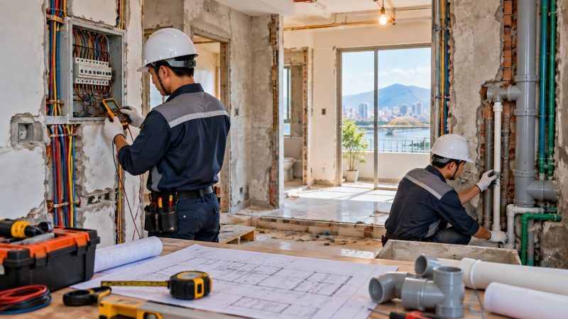 Cải tạo điện nước nhà cũ: Checklist và báo giá