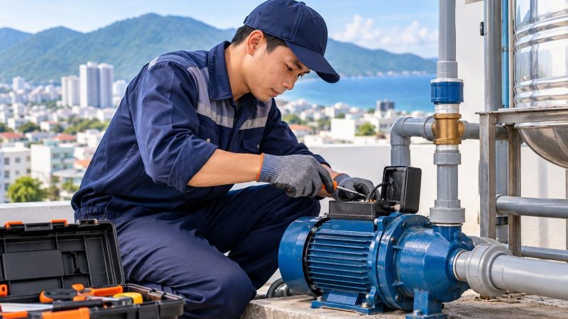 Sửa máy bơm quận Liên Chiểu: Kiểm tra đúng lỗi