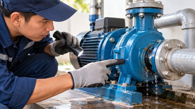Máy bơm bị rò nước: Cách tìm đúng vị trí rò