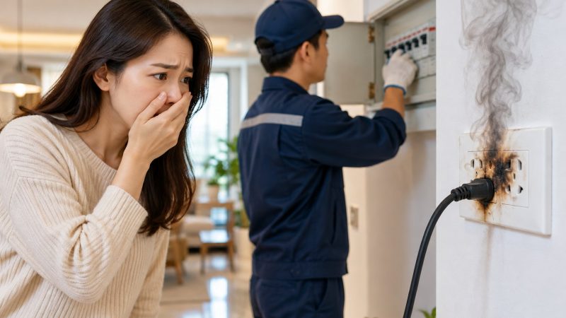 Điện trong nhà có mùi khét: Cách xử lý an toàn