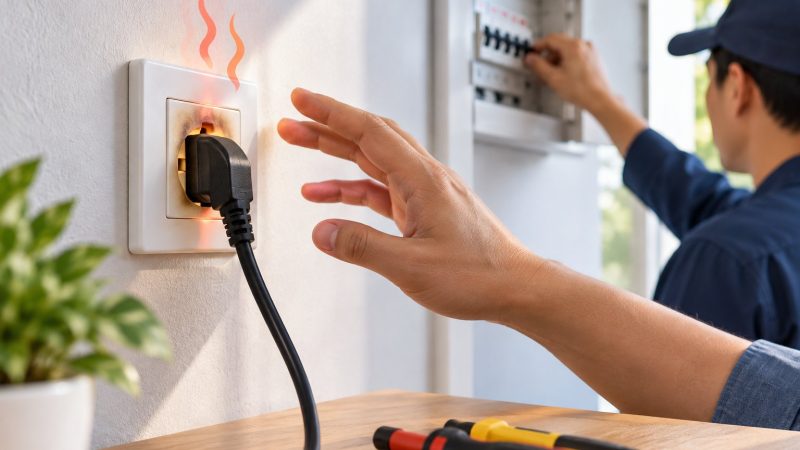 Ổ cắm điện bị nóng: Dấu hiệu và cách ngắt điện