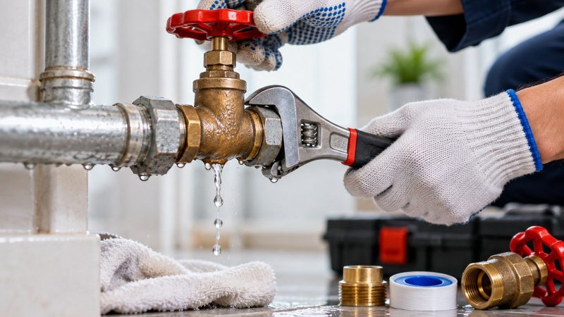 Van khóa nước bị rò: Cách xác định và xử lý