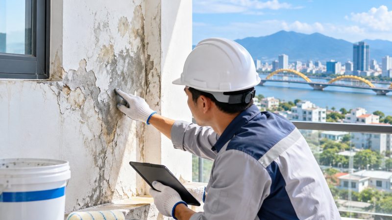Chống thấm tường Đà Nẵng: Khảo sát và xử lý đúng lỗi