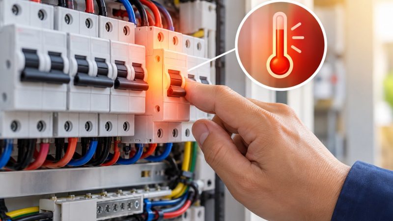 Aptomat bị nóng: Phân biệt ấm nhẹ và quá nhiệt