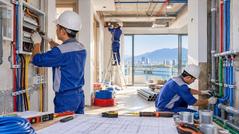 Thi công điện nước Đà Nẵng cho nhà ở