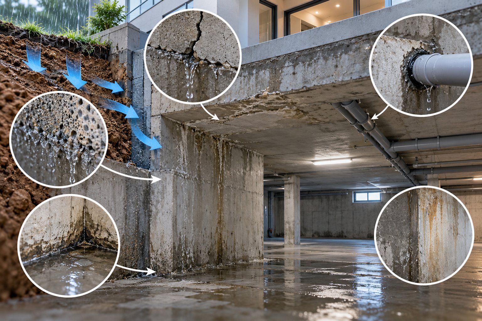 Chống thấm tầng hầm Đà Nẵng: Dấu hiệu và cách xử lý 1 Ảnh minh hoạ: Chống thấm tầng hầm Đà Nẵng: Dấu hiệu và cách xử lý