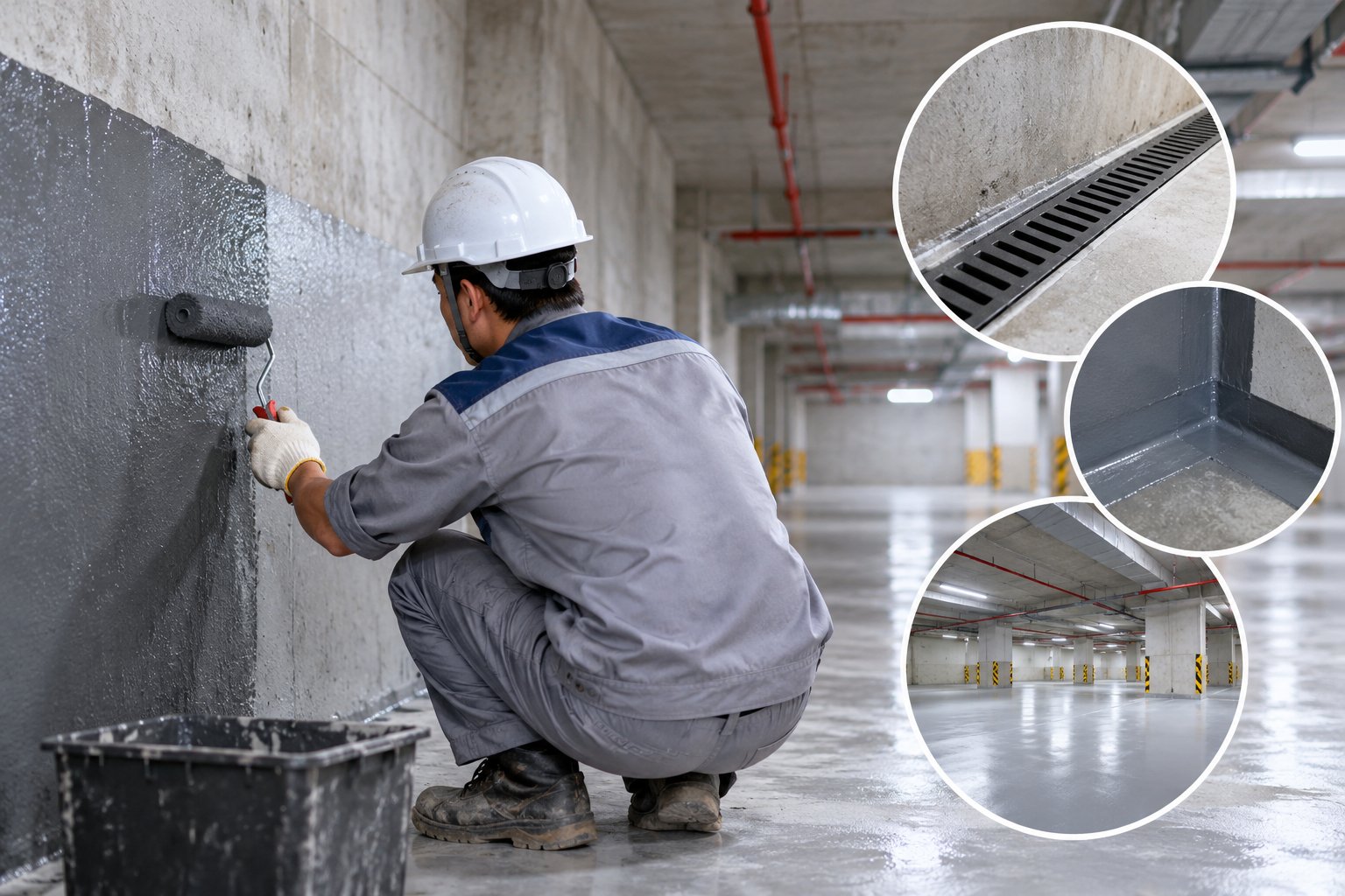 Chống thấm tầng hầm Đà Nẵng: Dấu hiệu và cách xử lý 6 Ảnh minh hoạ: Chống thấm tầng hầm Đà Nẵng: Dấu hiệu và cách xử lý