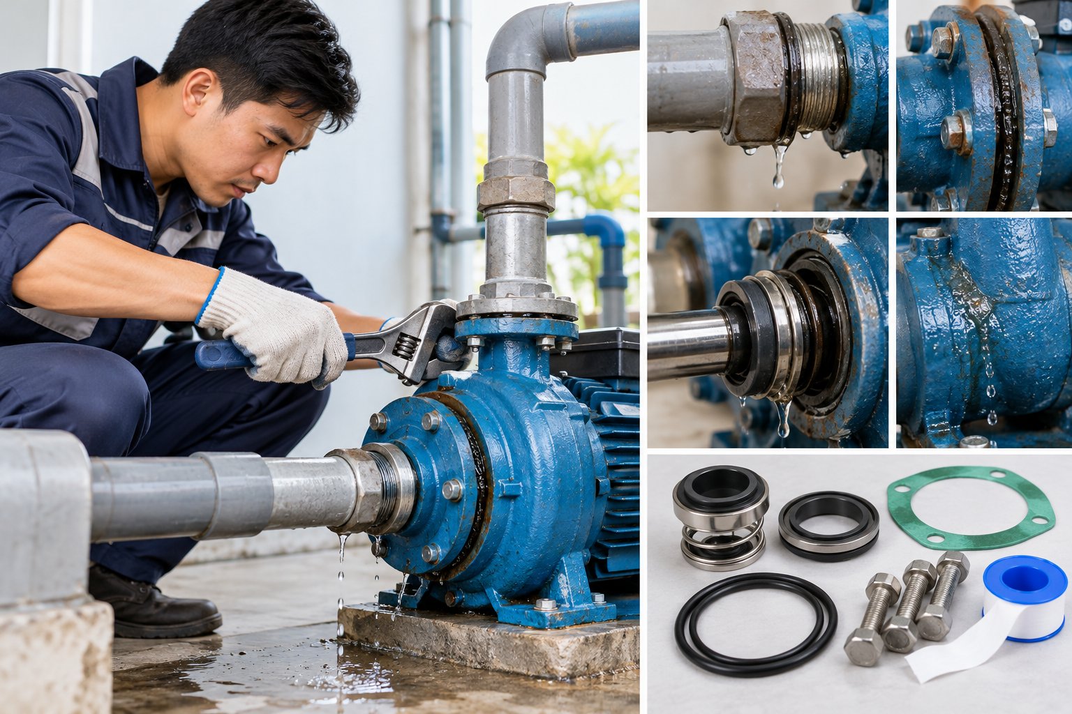 Máy bơm bị rò nước: Cách tìm đúng vị trí rò 2 Ảnh minh hoạ: Máy bơm bị rò nước: Cách tìm đúng vị trí rò