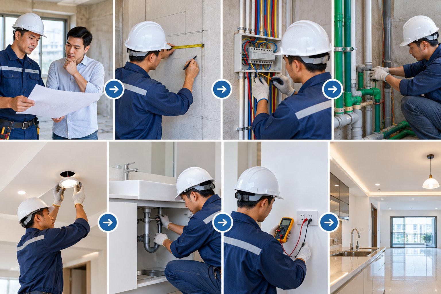 Ảnh minh hoạ: Thi công điện nước Đà Nẵng: Phạm vi, quy trình
