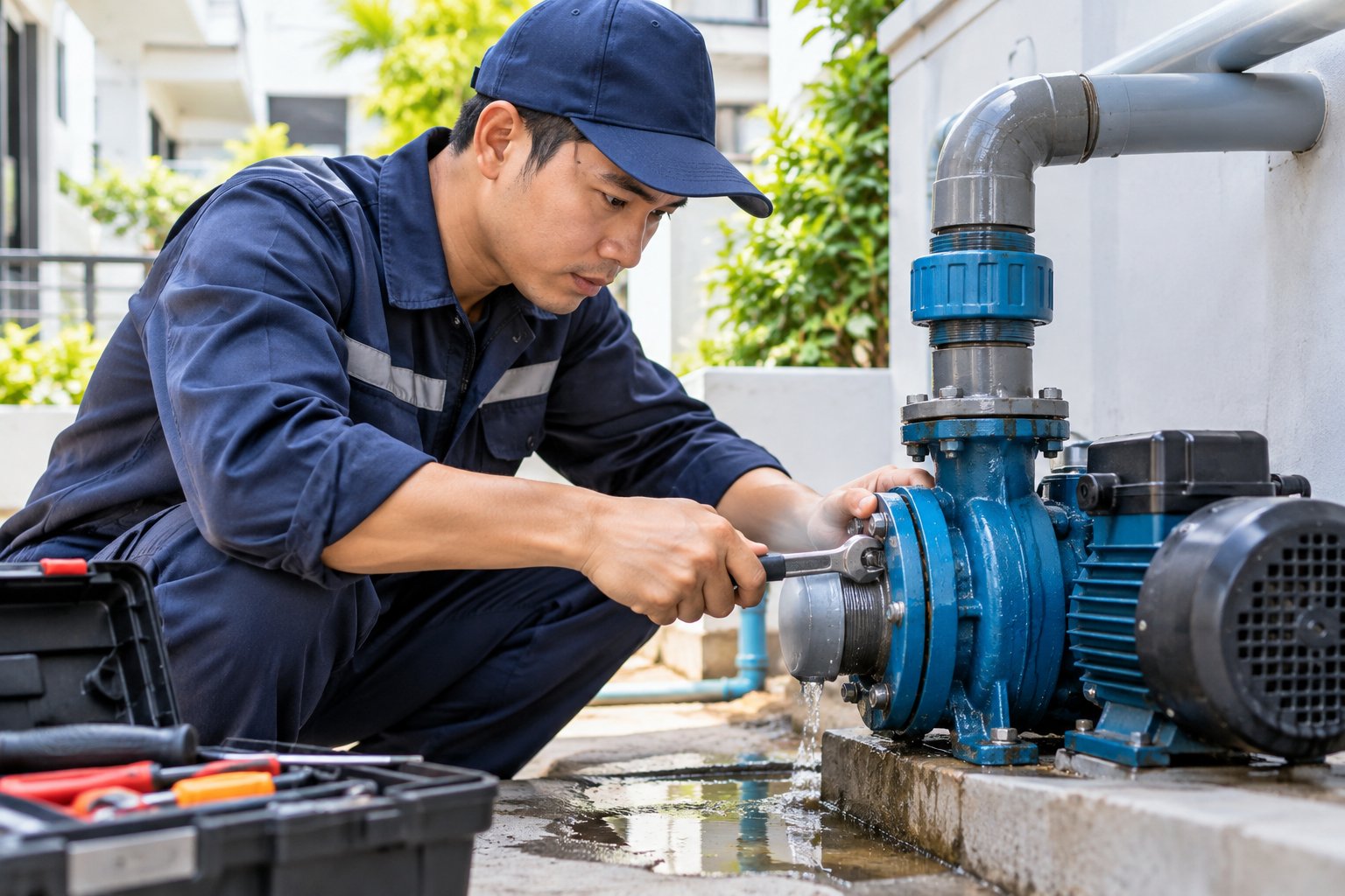 Máy bơm bị rò nước: Cách tìm đúng vị trí rò 3 Ảnh minh hoạ: Máy bơm bị rò nước: Cách tìm đúng vị trí rò