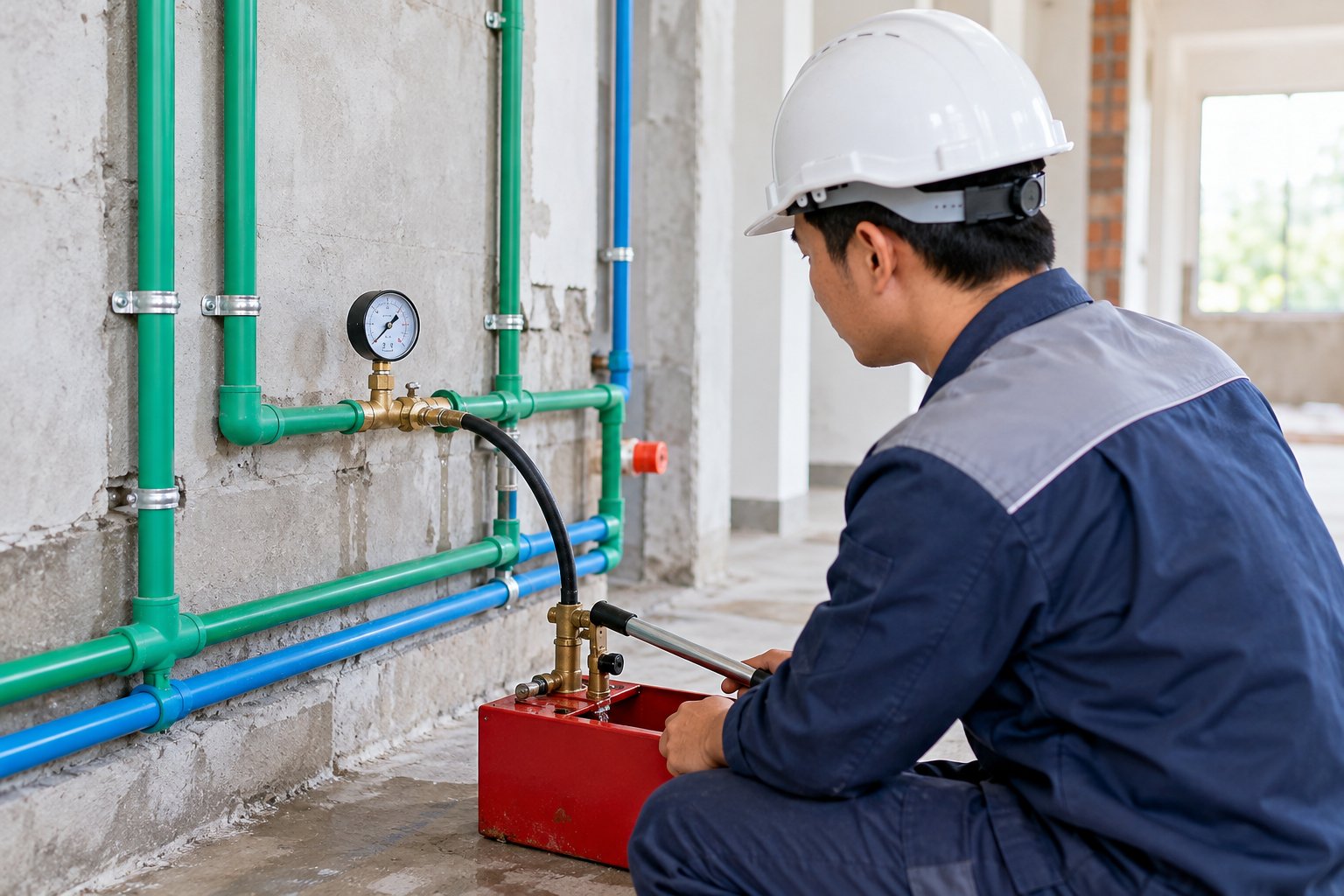 Ảnh minh hoạ: Thử áp đường ống cấp nước: Quy trình thử kín