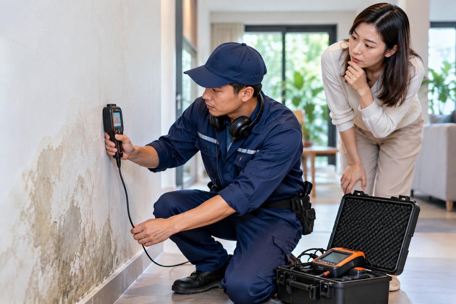 Cách phát hiện rò rỉ nước âm tường không đục phá 3 Ảnh minh hoạ: Cách phát hiện rò rỉ nước âm tường không đục phá