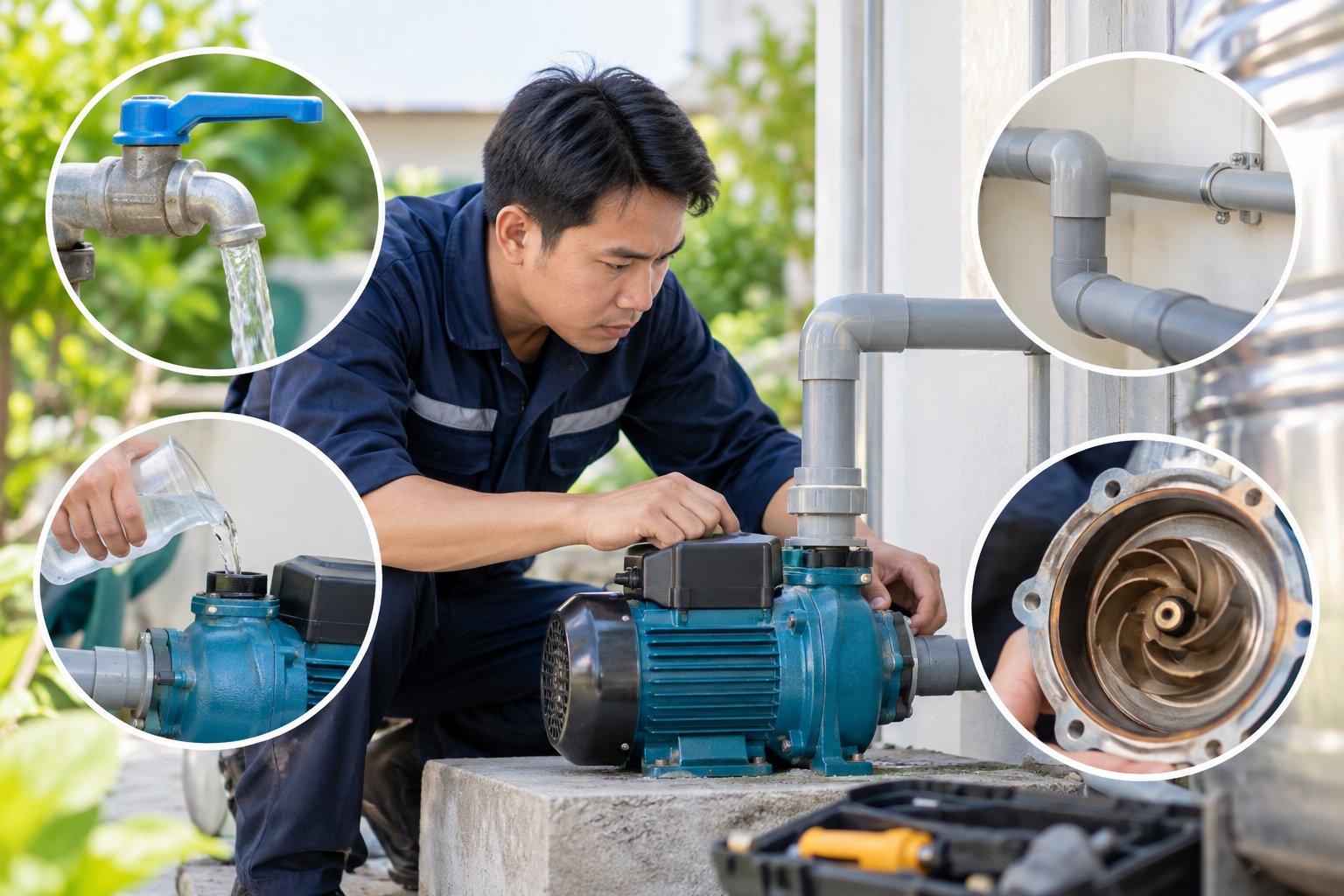 Ảnh minh hoạ: Máy bơm không lên nước: Nguyên nhân và cách xử lý