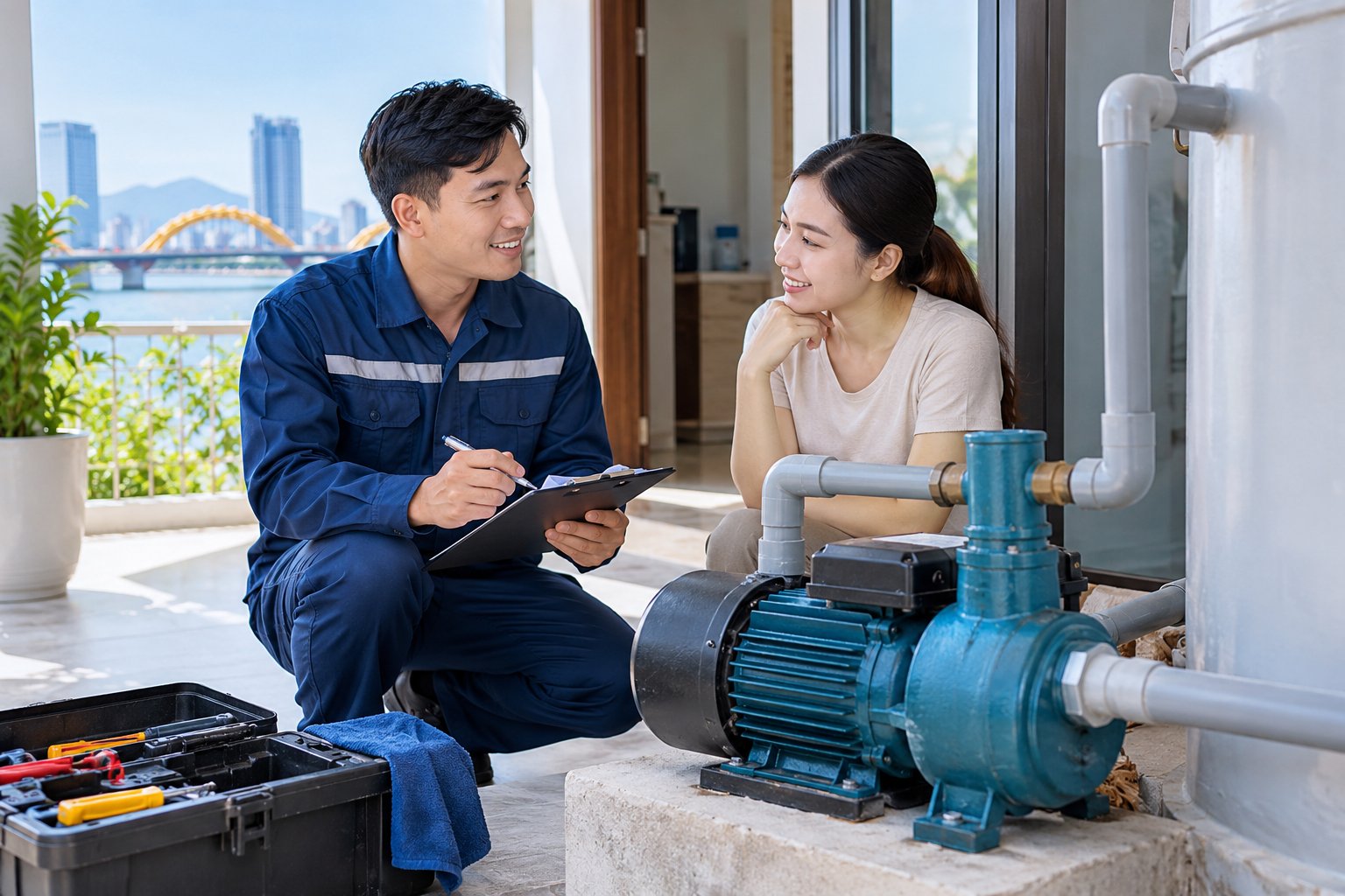 Sửa máy bơm Đà Nẵng tại nhà | Báo giá rõ 3 Ảnh minh hoạ: Sửa máy bơm Đà Nẵng tại nhà | Báo giá rõ