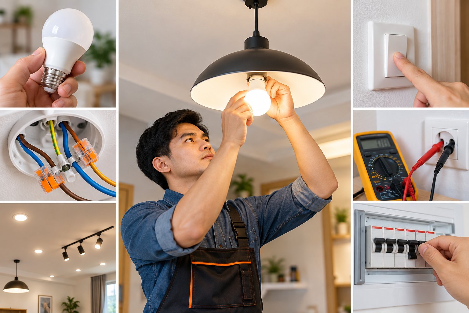 Đèn điện chập chờn: Cây kiểm tra an toàn 2 Ảnh minh hoạ: Đèn điện chập chờn: Cây kiểm tra an toàn