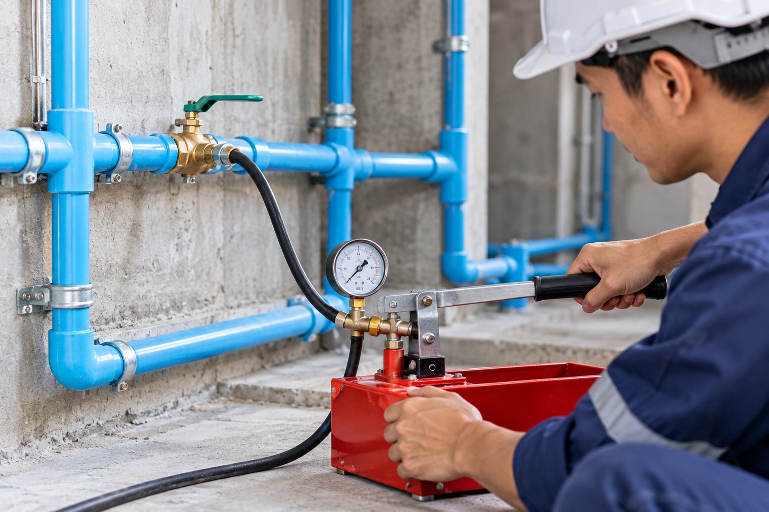 Ảnh minh hoạ: Thử áp đường ống cấp nước: Quy trình thử kín
