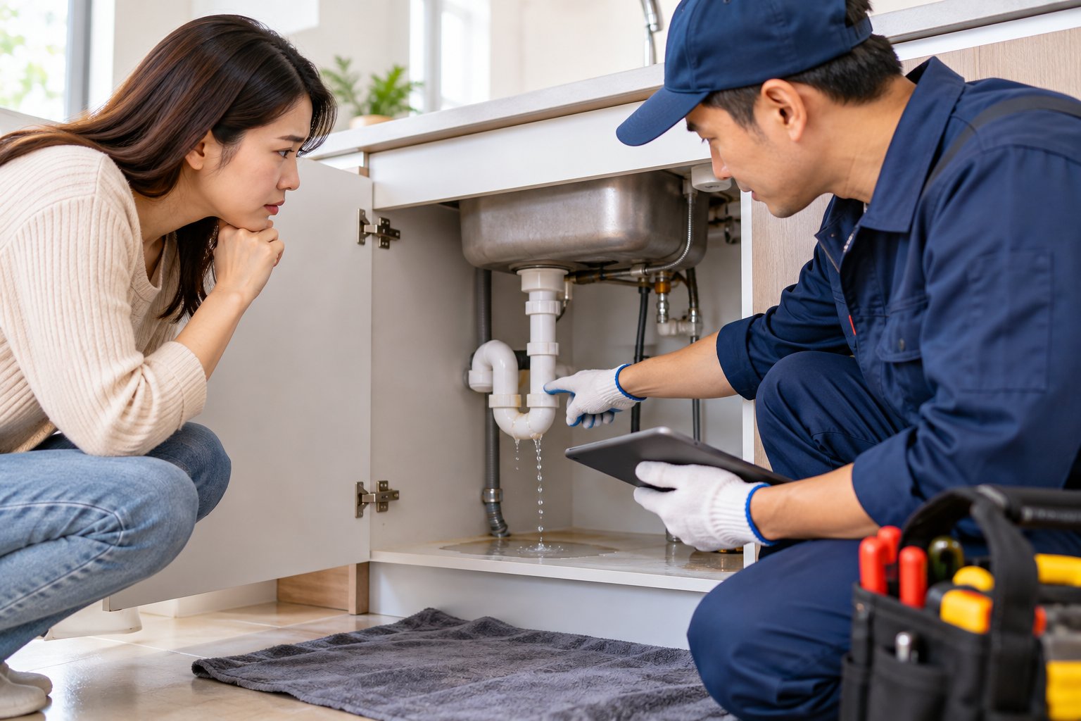 Sửa đường ống nước tại nhà: Khi nào cần gọi thợ? 3 Ảnh minh hoạ: Sửa đường ống nước tại nhà: Khi nào cần gọi thợ?
