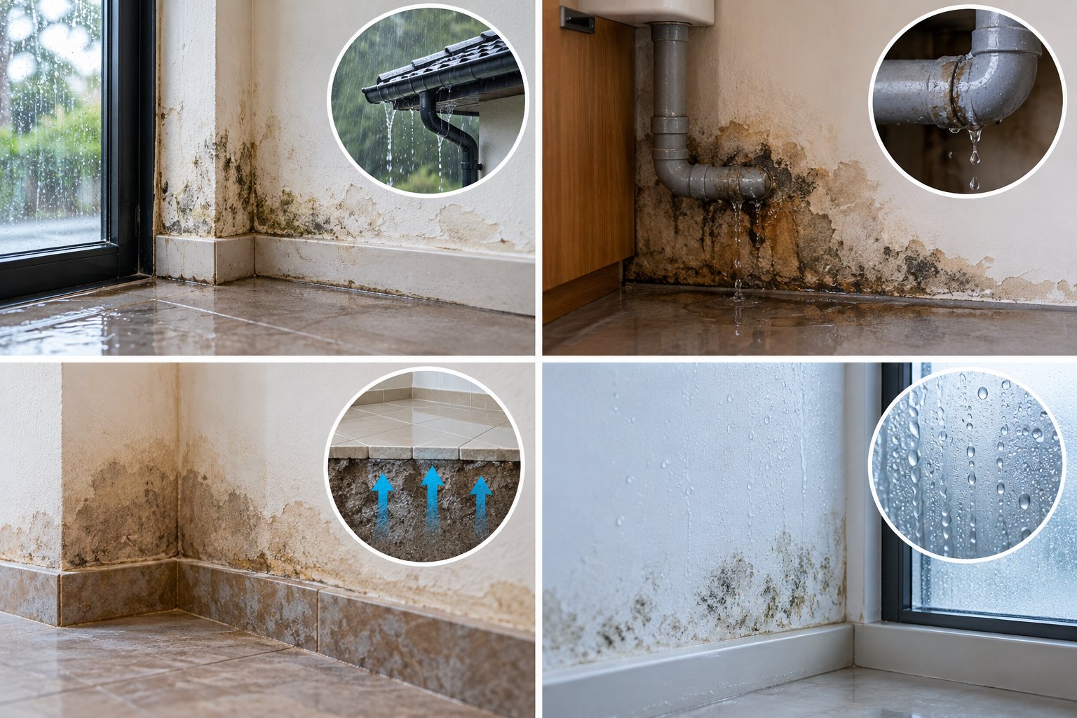 Chân tường bị ẩm mốc: Cách tìm đúng nguyên nhân 1 Ảnh minh hoạ: Chân tường bị ẩm mốc: Cách tìm đúng nguyên nhân