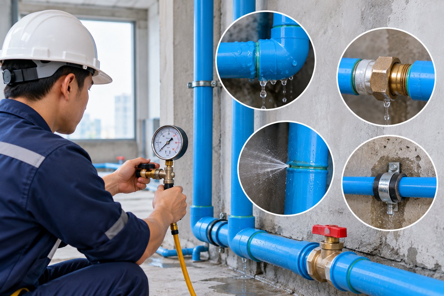 Ảnh minh hoạ: Thử áp đường ống cấp nước: Quy trình thử kín