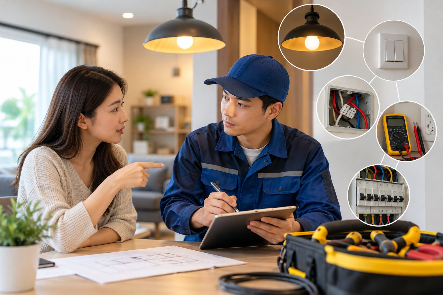 Đèn điện chập chờn: Cây kiểm tra an toàn 3 Ảnh minh hoạ: Đèn điện chập chờn: Cây kiểm tra an toàn