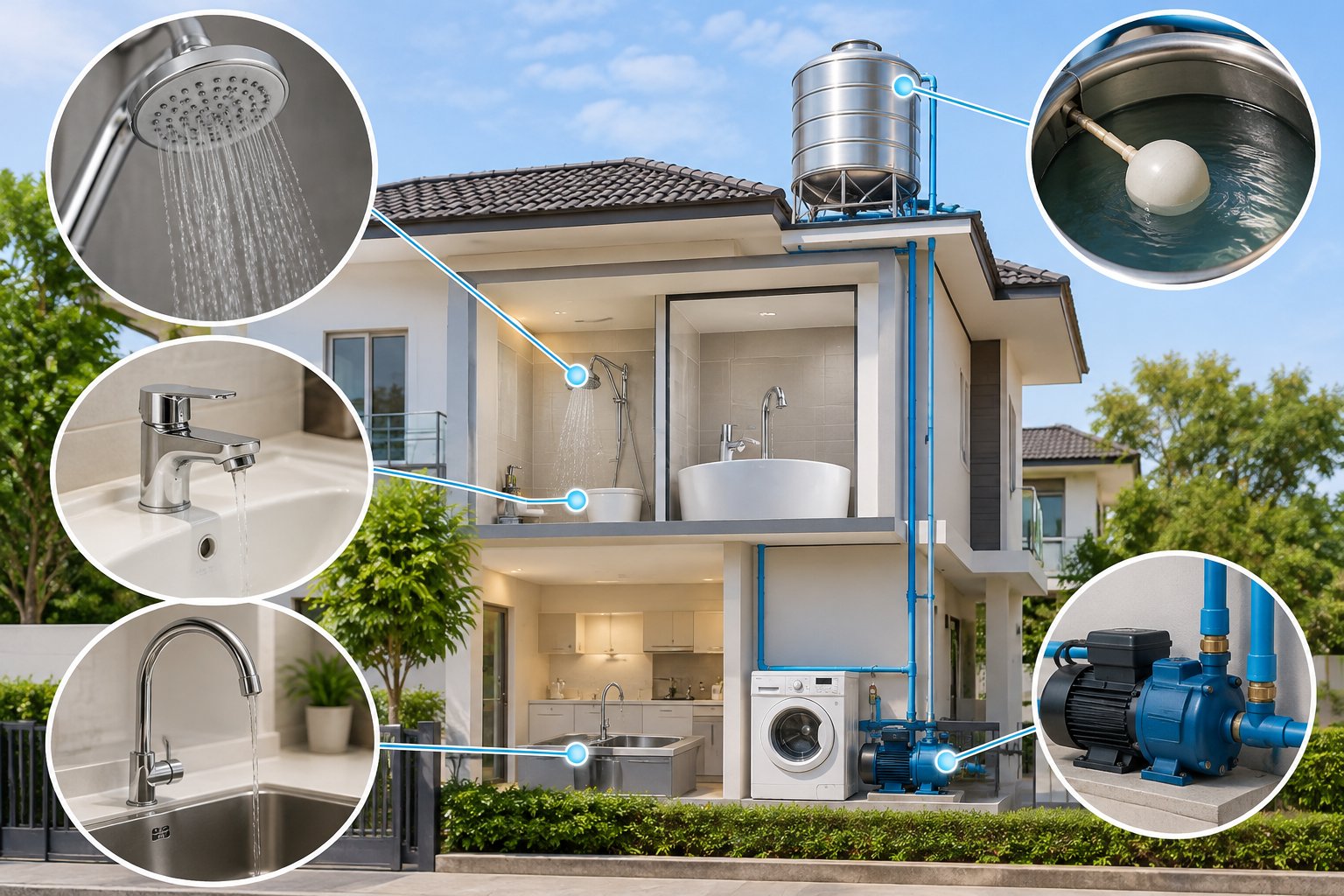 Nước trong nhà chảy yếu: Cách kiểm tra từng bước 2 Ảnh minh hoạ: Nước trong nhà chảy yếu: Cách kiểm tra từng bước
