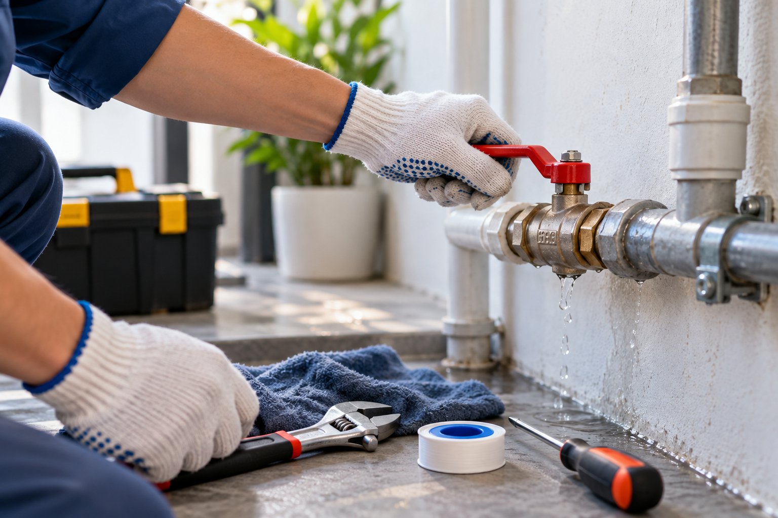 Van khóa nước bị rò: Cách xác định và xử lý 1 Ảnh minh hoạ: Van khóa nước bị rò: Cách xác định và xử lý