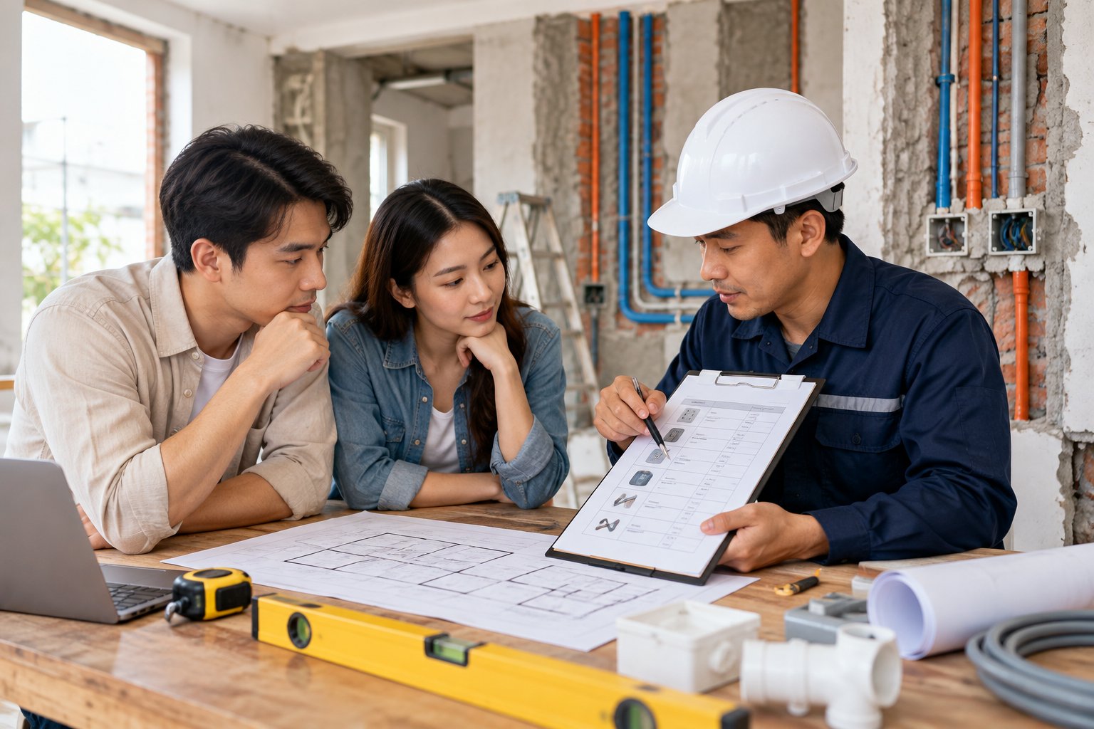 Cải tạo điện nước nhà cũ: Checklist và báo giá 3 Ảnh minh hoạ: Cải tạo điện nước nhà cũ: Checklist và báo giá