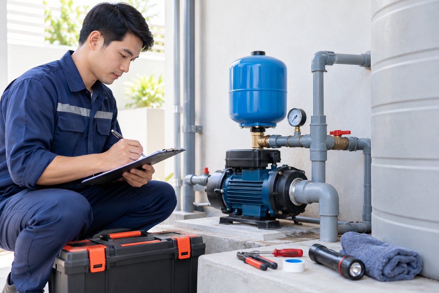 Máy bơm chạy liên tục không ngắt: Cách kiểm tra 3 Ảnh minh hoạ: Máy bơm chạy liên tục không ngắt: Cách kiểm tra