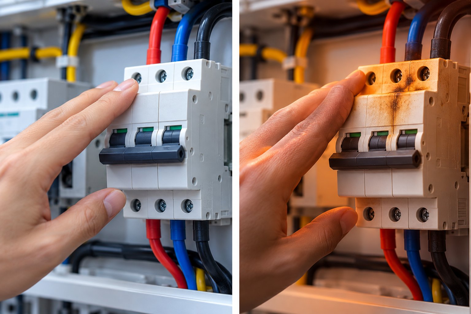 Aptomat bị nóng: Phân biệt ấm nhẹ và quá nhiệt 1 Ảnh minh hoạ: Aptomat bị nóng: Phân biệt ấm nhẹ và quá nhiệt