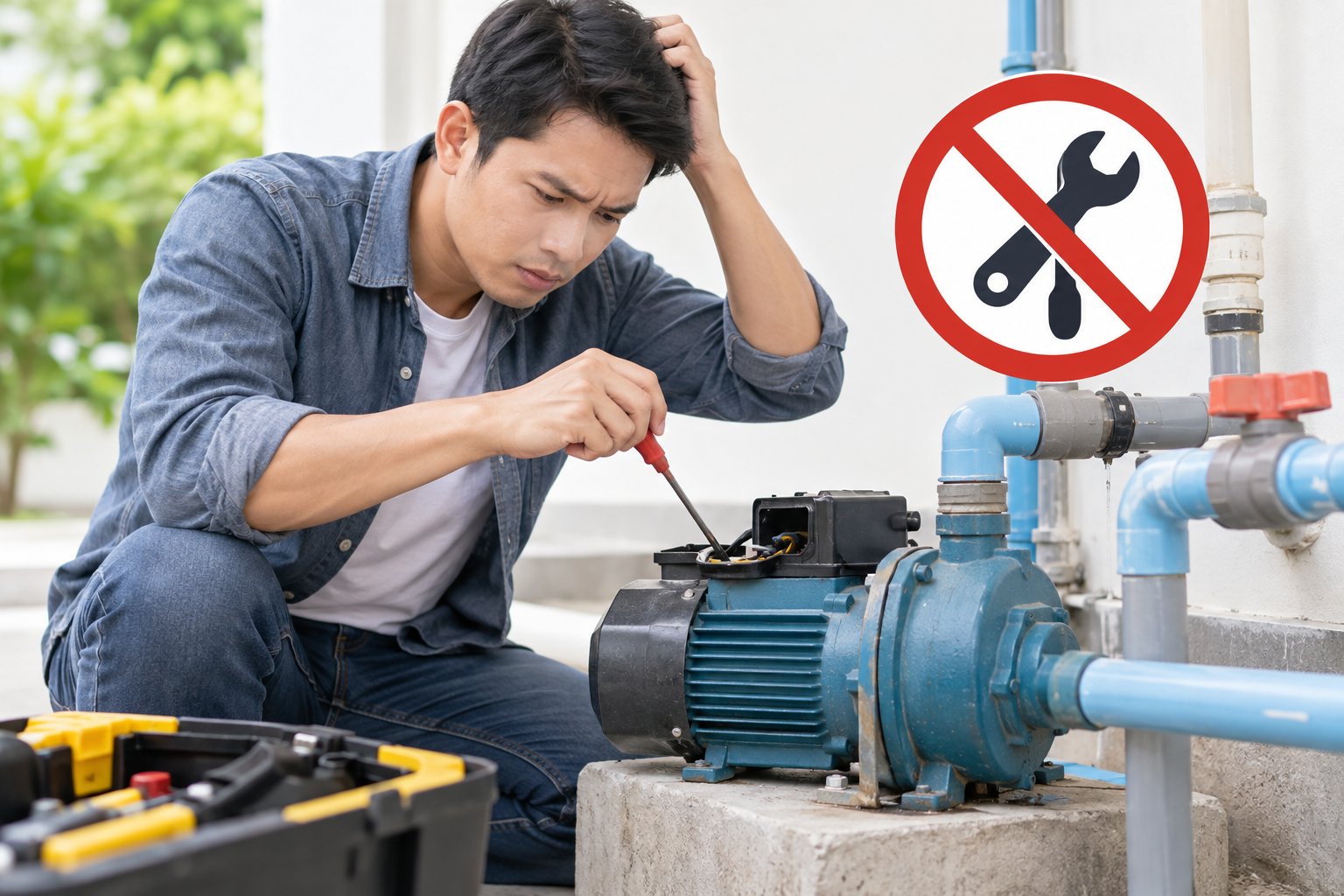 Ảnh minh hoạ: Máy bơm không lên nước: Nguyên nhân và cách xử lý