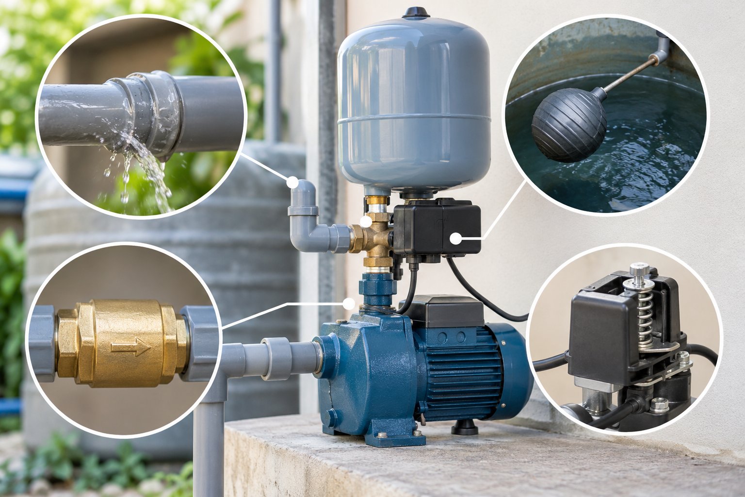 Máy bơm chạy liên tục không ngắt: Cách kiểm tra 2 Ảnh minh hoạ: Máy bơm chạy liên tục không ngắt: Cách kiểm tra